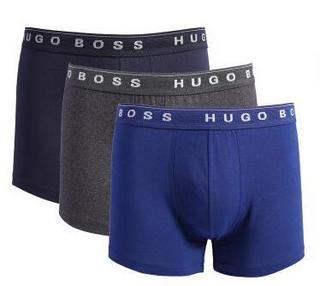 HUGO BOSS 50236732 男士平角内裤 3条装