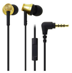 audio-technica 铁三角 ATH-CK330iS 耳塞式通话耳机 金色