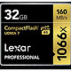 Lexar 雷克沙 Professional 1066x 32GB CF存储卡