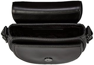 Rebecca Minkoff Small Astor Saddle 女士斜挎包  黑色