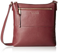 COLE HAAN Acadia Cross-Body Bag 女士真皮斜挎包 红色