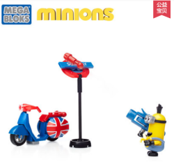 MEGA BLOKS 美高 小黄人系列 CNF52 摩托车套装