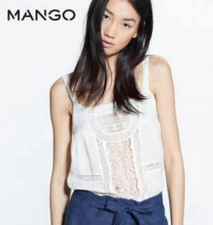 MANGO 43027523 女士蕾丝上衣