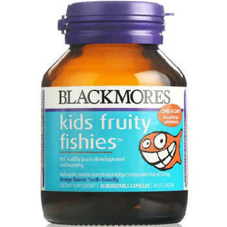 BLACKMORES 澳佳宝 儿童果味鱼油咀嚼胶囊 30粒