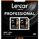  Lexar 雷克沙 Professional 633x SDHC存储卡（64GB、UHS-I） 两只装　