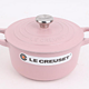 新低价：Le Creuset 铸铁珐琅圆形锅 樱花粉 16cm 1.3L