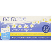 natracare 奈卡 天然有机 卫生棉条 有助导量多型 可游泳 16条