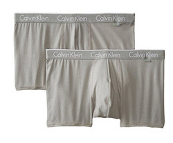 Calvin Klein  男士纯棉平角内裤（两条装）