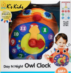 K's Kids 奇智奇思 QKA10662 猫头鹰学习钟玩具