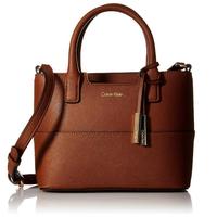 Calvin Klein Saffiano Mini 女款真皮手提包