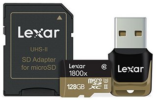 Lexar 雷克沙 1800x UHS-II  128G TF存储卡（读取220M/s、写入70M/s）