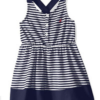 NAUTICA 诺帝卡 Ministripe 女童条纹连衣裙