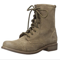 史蒂夫·马登 STEVE MADDEN Charrie Combat 女士高帮短靴