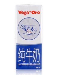 Vega de Oro 维加 全脂纯牛奶 200ml