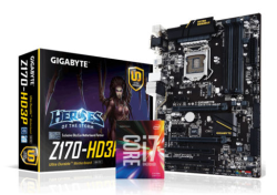 intel 英特尔 Core i7-6700K 无锁频版+GIGABYTE 技嘉 GA-Z170-HD3P 主板