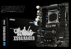 msi 微星 X99A RAIDER USB3.1 主板