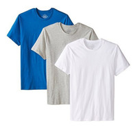 Calvin Klein U4001 男士圆领T恤 三件装 蓝/灰/白 L