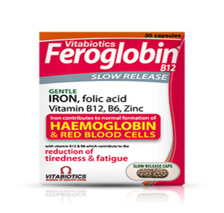 Vitabiotics Feroglobin B12 补铁胶囊 30片