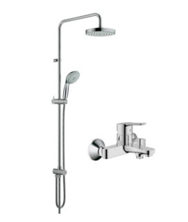 GROHE 高仪 天瀑系列花洒套装（200mm顶喷+手持花洒+浴缸龙头）