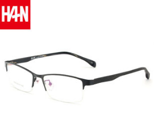 HAN 汉代 不锈钢&板材近视眼镜+1.60非球面镜片 M982