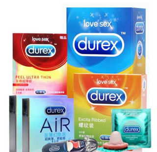 durex 杜蕾斯 天然胶乳橡胶安全套装 12只装