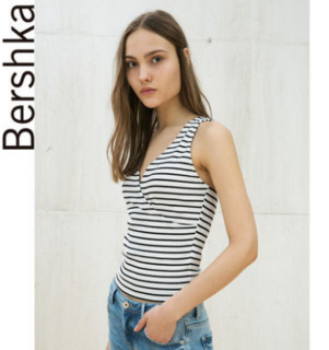 Bershka 02096190 女士无袖T恤