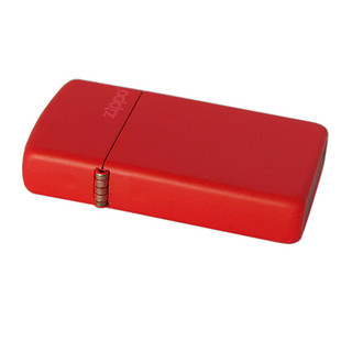 Zippo 芝宝1633zl 纤巧窄版红哑漆女士火机 报价价格评测怎么样 什么值得买
