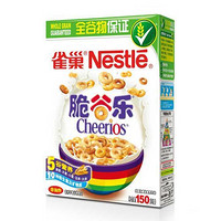 雀巢(Nestle) 脆谷乐 麦片 非油炸 五谷膳食纤维 高钙 小圈圈 即食 营养 即食谷物早餐150g