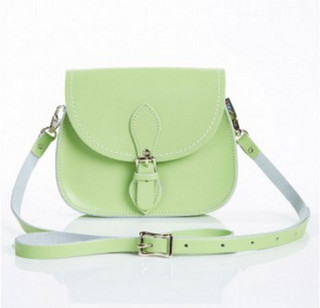 Zatchels Pastel Micro Saddle 女士斜挎包