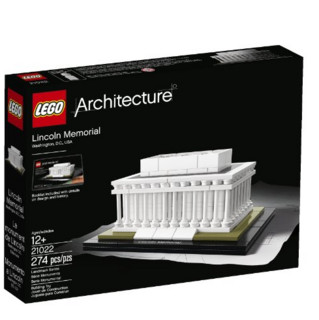 LEGO 乐高 Architecture建筑系列 21022 林肯纪念堂