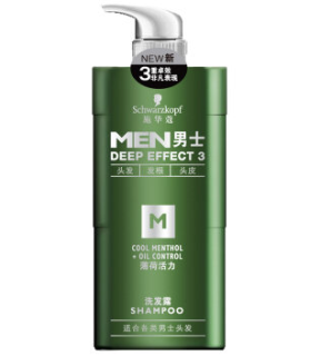 Schwarzkopf 施华蔻 男士薄荷活力洗发露