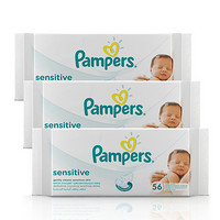 Pampers 帮宝适 柔润护肤系列护儿湿巾56片*3包