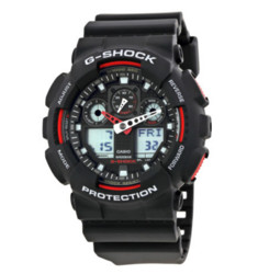 CASIO 卡西欧 G-SHOCK GA-100-1A1 双显运动手表