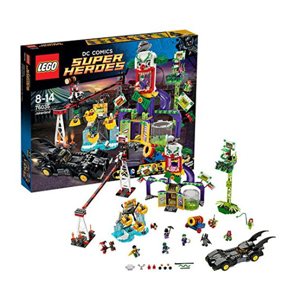 lego乐高dc超级英雄系列76035蝙蝠侠小丑乐园