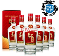 红火爆 好运酒 52度 475ml*6 