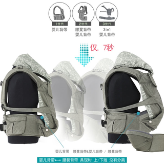 Todbi HIDDEN 360系列 多功能腰凳背带（5色可选）