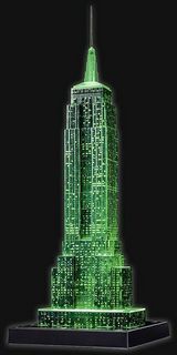 Ravensburger 睿思 12566 帝国大厦夜景版 3D立体拼图