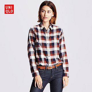 UNIQLO 优衣库 180864 女士法兰绒衬衫