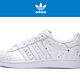 新补货：adidas 阿迪达斯 Superstar 中性款贝壳头板鞋