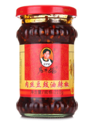 陶华碧 老干妈 肉丝豆豉油辣椒 210g *16件