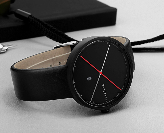 用时间来记录爱情bergmann贝格曼红点奖009情侣时装腕表