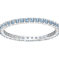 Swarovski 施华洛世奇 蓝色水晶镶嵌戒指
