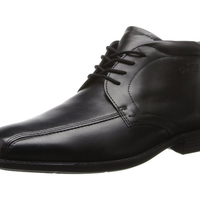 ecco 爱步 EDINBURGH 男款真皮商务靴 Black UK8