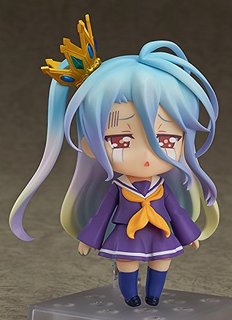 GSC NoGameNoLife 游戏人生 白 粘土人手办