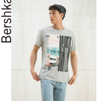 Bershka 03025922 男士印花T恤