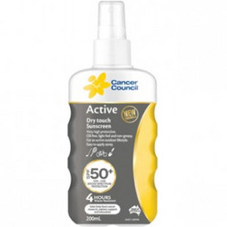 cancer council 茜茜尔 户外无油清爽防晒喷雾 SPF50+ 200ml