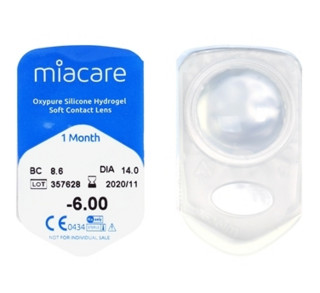 miacare 美若康 月抛型隐形眼镜2片装