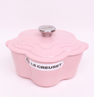 Le Creuset 酷彩 铸铁珐琅花形锅 2.1L 雪纺粉