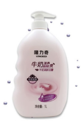 隆力奇 牛奶润肤沐浴露 1L +隆力奇 蛇胆牛奶香皂 120g