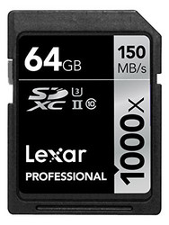 Lexar 雷克沙 1000x 64GB SDXC UHS-II/U3 存储卡